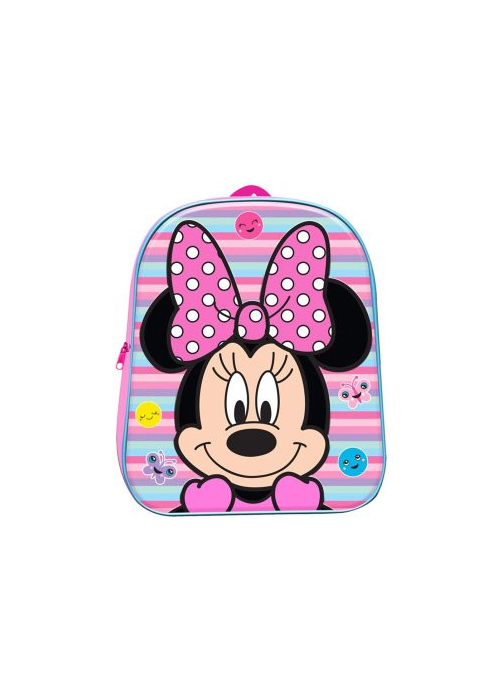 Mochila Minnie 3D Infantil 31cm.
