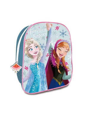 Mochila Elsa y Ana Frozen 3D  Infantil 30cm