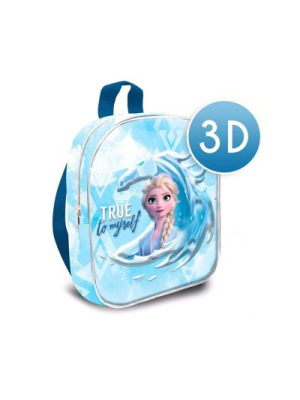 Mochila Frozen 3D 30cm. Infantil