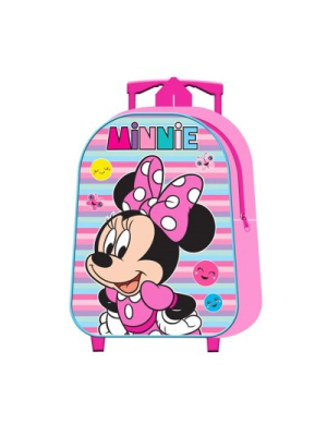 Mochila Happy Minnie Mouse Infantil Trolley