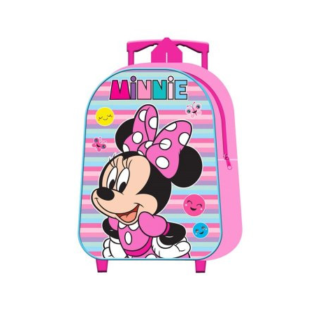 Mochila Happy Minnie Mouse Infantil Trolley