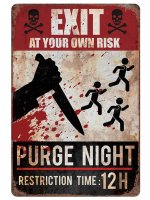 Cartel Dia de Purga