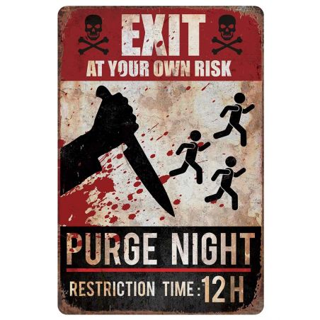 Cartel Dia de Purga