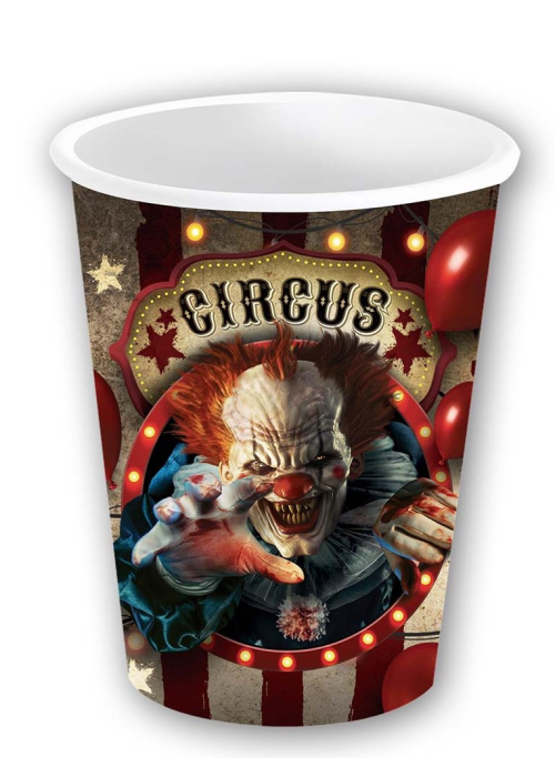 Vaso Payaso Asesino 6 unid