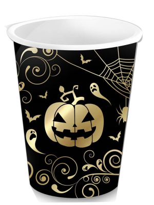 Vaso Calabaza Oro 6 unid