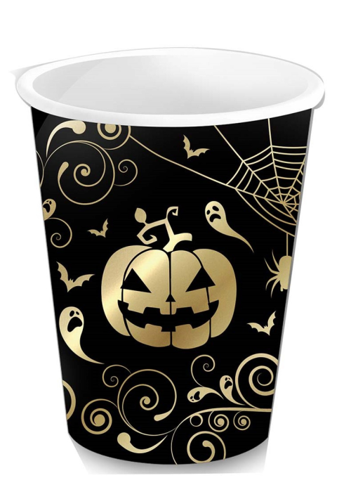 Vaso Calabaza Oro 6 unid