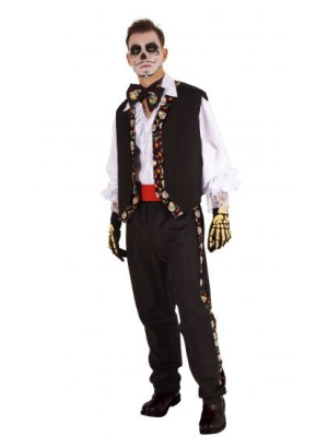 Disfraz de Catrino para Hombre - Disfraces Halloween Esqueletos