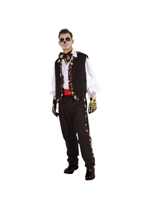 Disfraz de Catrino para Hombre - Disfraces Halloween Esqueletos