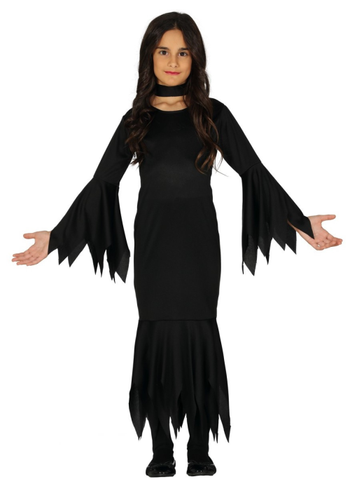 Disfraz de Morticia para Niña - Disfraces de la Familia Addams