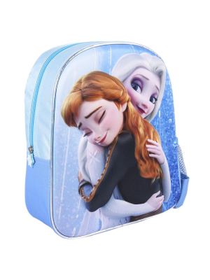 Mochila Frozen II Elsa y Ana 3D Infantil.