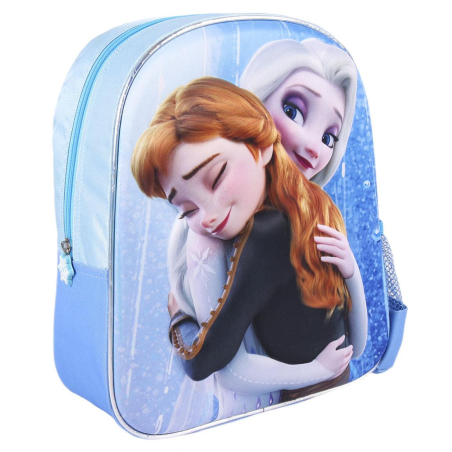 Mochila Frozen II Elsa y Ana 3D Infantil.