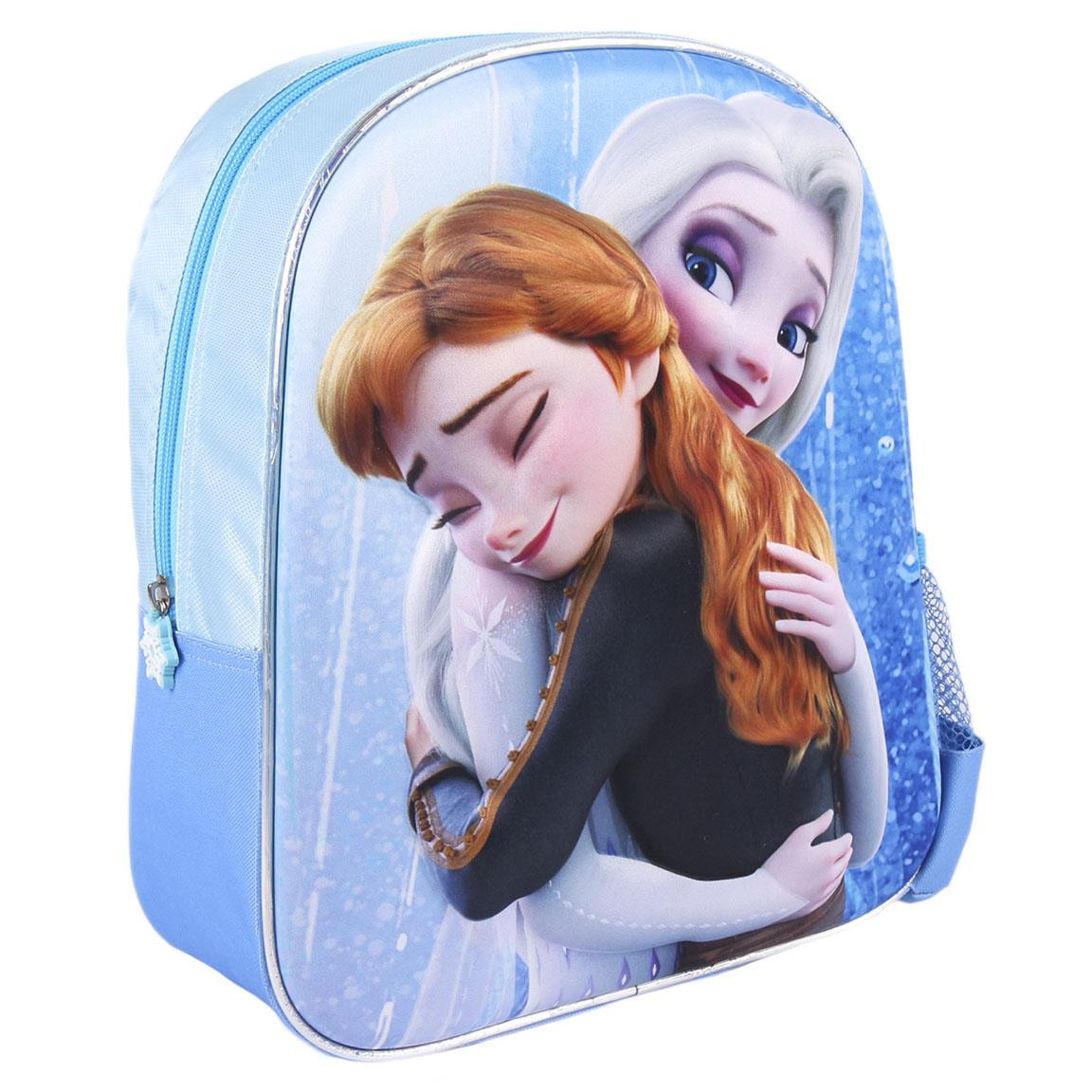 Disney Die Eiskönigin 2 Rucksack | Mit 3D Pailletten | 25x31x10 Cm | Für Kinder | Polyester
