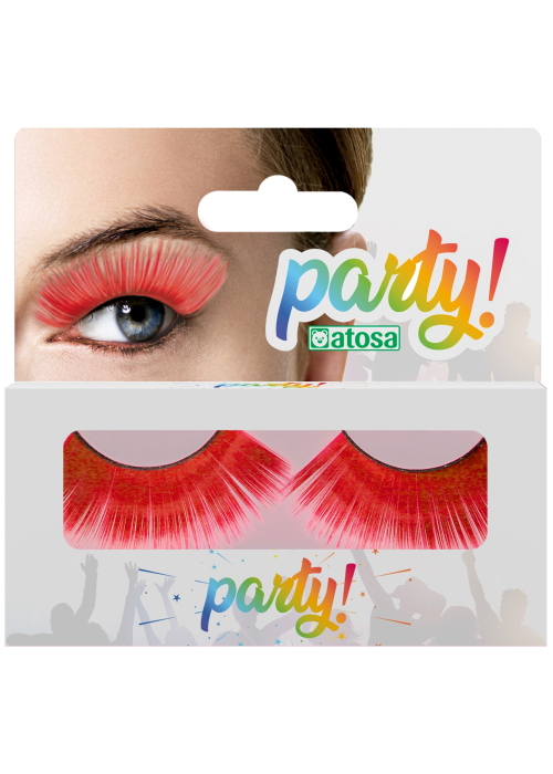 Comprar Pestañas Jumbo rojas - Maquillaje y Caracterizacion