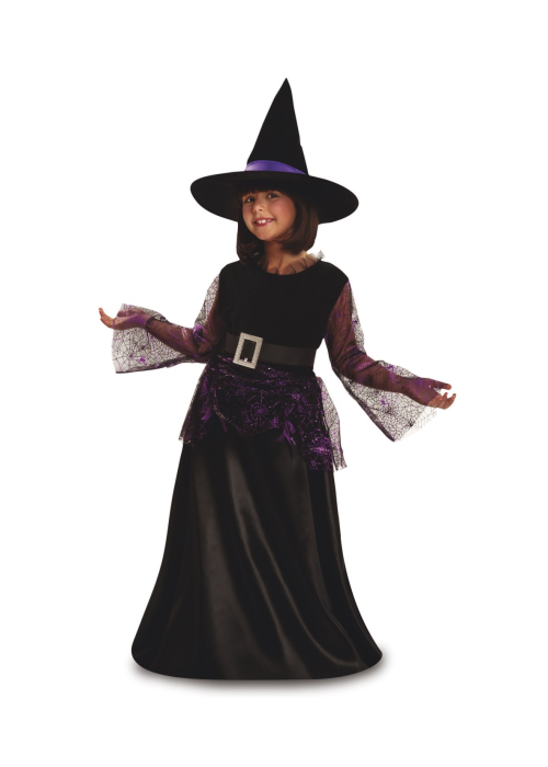 Disfraz de Bruja Negra Infantil - Disfraces de Brujas y Hechiceros para Niñas