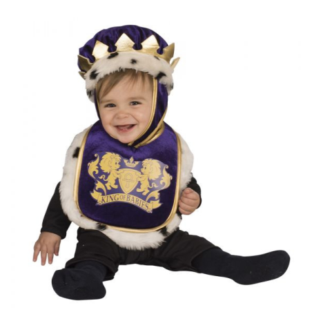 Disfraz de Vikingo Bebe Babero con Sombrero
