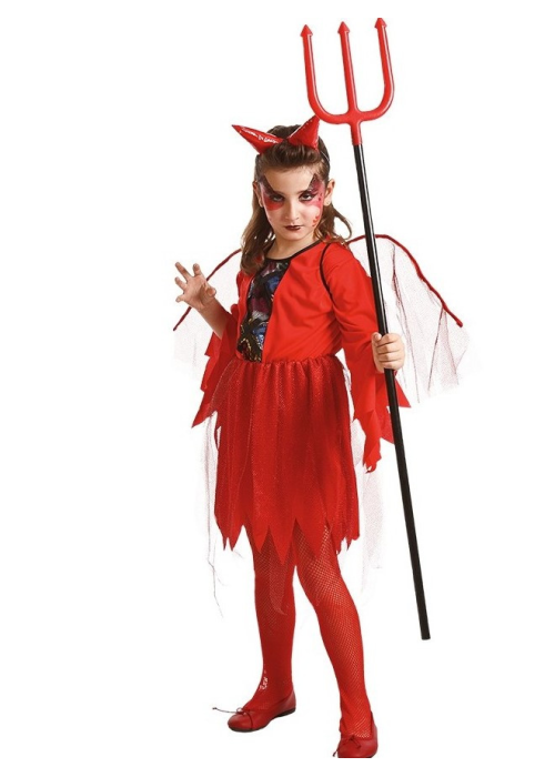 Disfraz de Diablesa Infantil - Disfraces de Angeles y Demonio para Niñas
