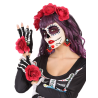 Set de Catrina Diadema, Guantes y Pendientes