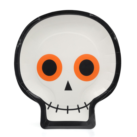 Platos con forma de Calavera 6 Unidades