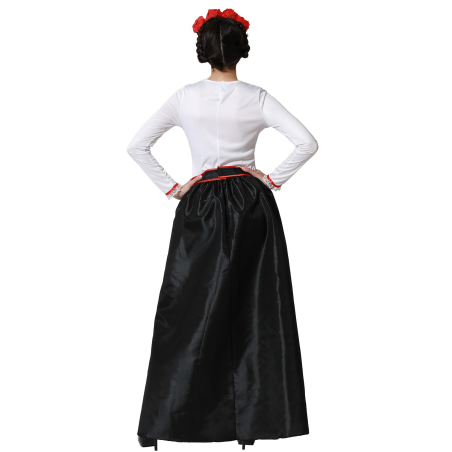 Disfraz de Catrina Mejicana Blanca