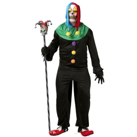 Disfraz de Joker King - Disfraces de Payasos Siniestros para Hombre