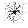 Telaraña con araña gigante 180x180 cm