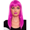 Peluca Cleopatra Larga Rosa Fucsia