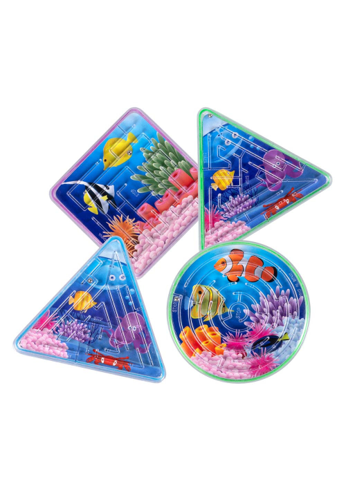 juego Laberinto Peces Piñata 4 Unidades
