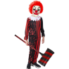 Disfraz De Payaso Asesino Rojo Con Mascara Infantil