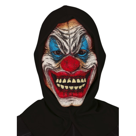 Mascara de Payaso con Capucha Negra