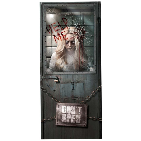 Decoración de Puerta Psiquiatrico