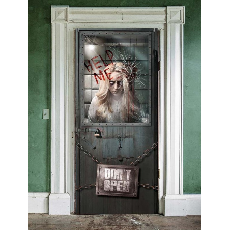 Decoración de Puerta Psiquiatrico
