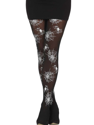 Panty Negro con Telarañas