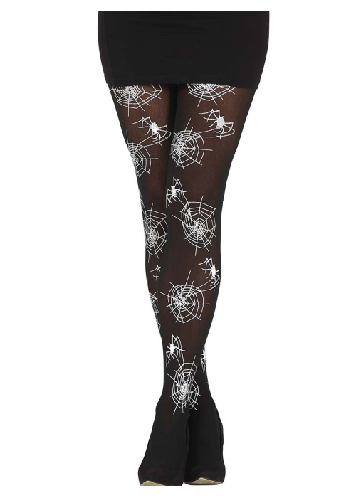 Panty Negro con Telarañas