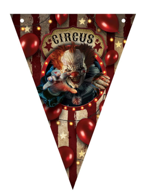 Banderines Triangulares Payaso Asesino