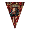 Banderines Triangulares Payaso Asesino