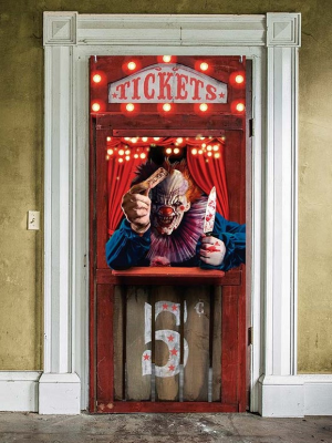 Decoracion de Puerta Payaso Ticket