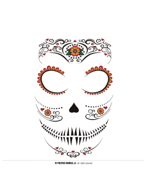 Tatuaje Cara Catrina