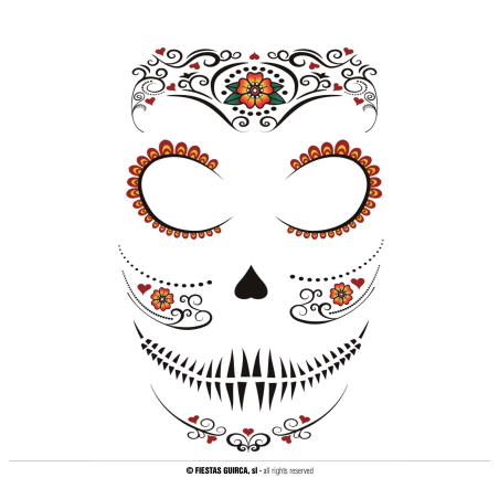 Tatuaje Cara Catrina