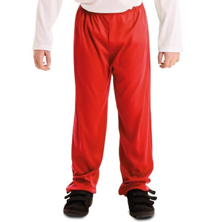 Pantalon Rojo Largo Infantil