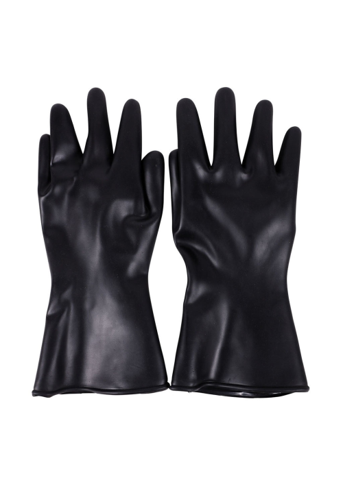 Guantes Negros de PVC