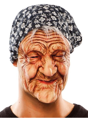 Mascara Abuela con Pañuelo