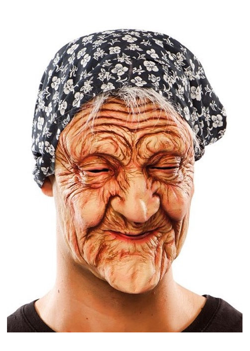 Mascara Abuela con Pañuelo