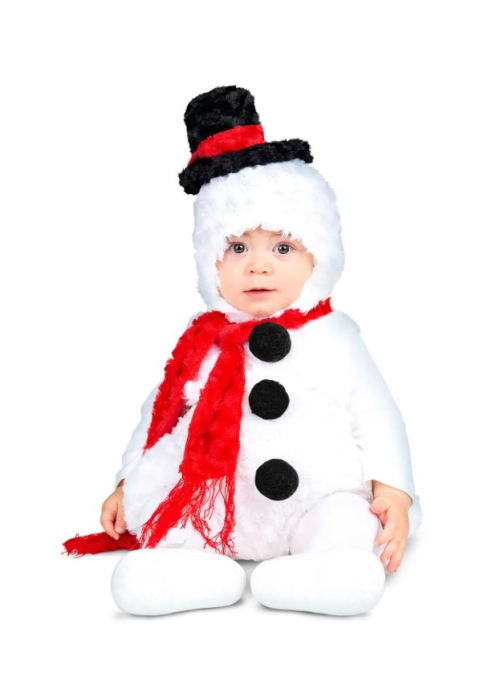 Disfraz de Muñeco de Nieve Peluche Bebe