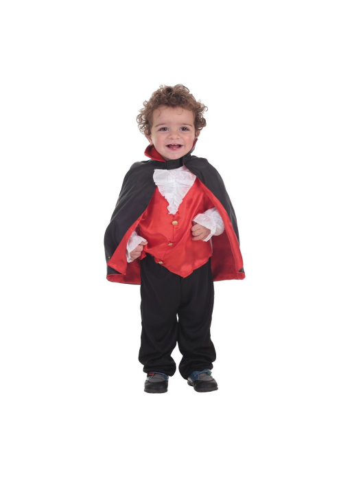 Disfraz de Dracula Rojo Bebe