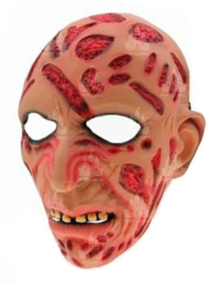 Mascara de Freddy Krueger Cicatrices - Complementos Disfraces Halloween - Mascaras de Peliculas de Terror
