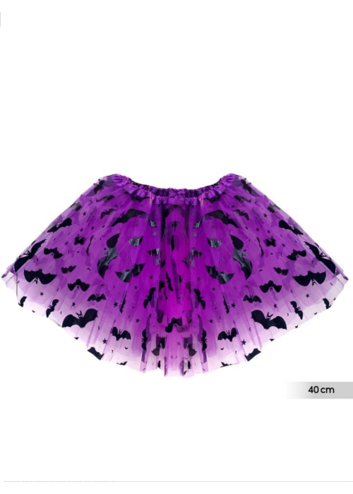 Tutu Morado con Murcielagos
