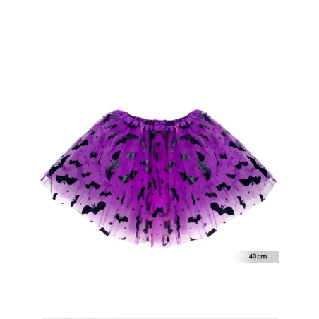 Tutu Morado con Murcielagos