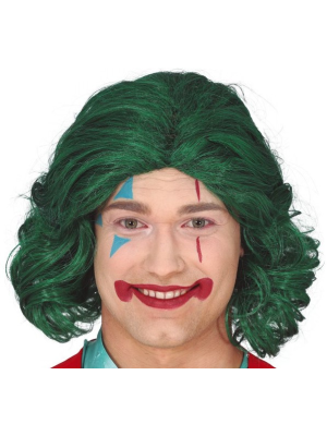 Peluca Joker Melena Verde
