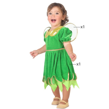 Disfraz de Hada Verde Bebe