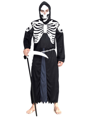 Disfraz de Esqueleto Tunica para Hombre - Disfraces Halloween Calaveras